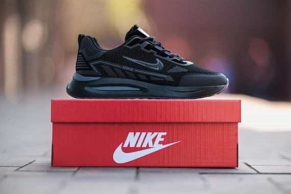 Кросівки чоловічі Nike «Full Black» | Зображення 6