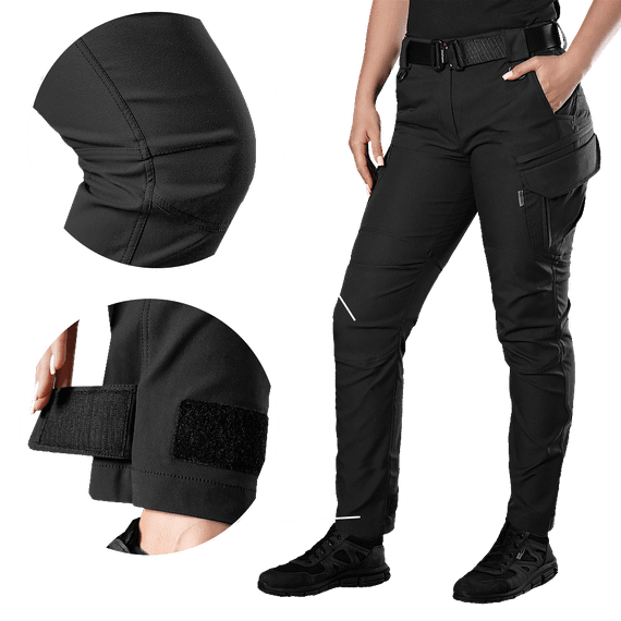 Штани Pani Герць Police Чорні (8416), XXL | Зображення 7