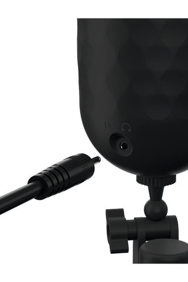 Мастурбатор с вибро Pipedream PDX Elite Vibrating Mega Milker черный, 23.9 см Sex Aura | Зображення 3