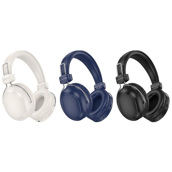 Бездротові навушники BOROFONE BO33 Melody BT headphones Milky White | Зображення 2