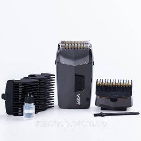 Шейвер-тример VGR V-086 зі знімними насадками, сірий