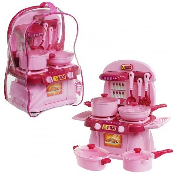 Дитяча кухня Юніка Cooking Plate with Dishes 71719 10 предметів