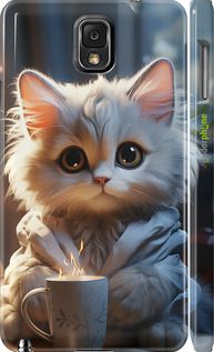 Чохол на Samsung Galaxy Note 3 N9000 Білий кіт "5646c-29-2448"