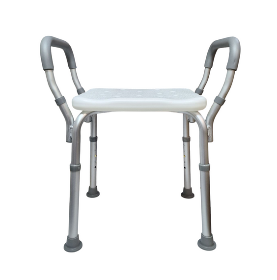 Стілець для душу та ванної з підлокітниками, регульований по висоті, протиковзний 57103A00