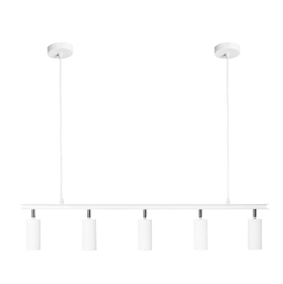 Люстра підвісна MSK Electric Tube в стилі лофт із поворотними плафонами NL 2450-5 WH | Зображення 3