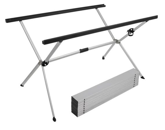 Стіл Bo-Camp Lamel 121x80 см Aluminium (1404438) (DAS303287) | Зображення 3