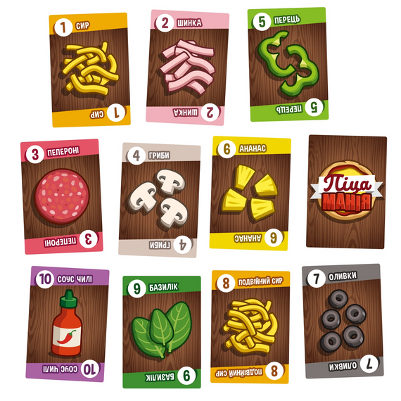 Настільна гра Піцаманія (Pizza Rush) укр. | Зображення 1