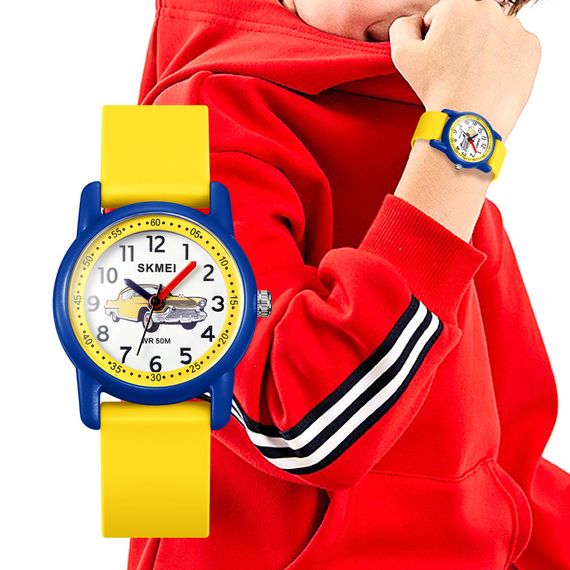 Skmei 2157YLBU Yellow-Blue | Зображення 2