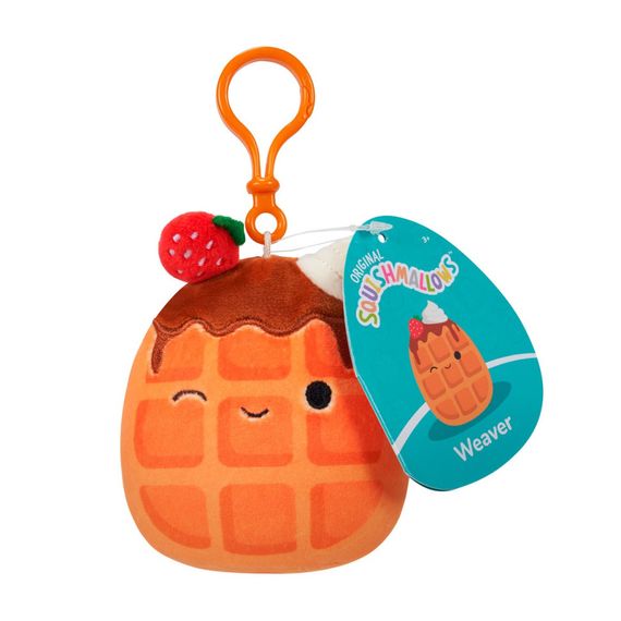 М'яка іграшка на кліпсі "Вафелька Вівер" Squishmallows SQCP00219, 9 см | Зображення 1