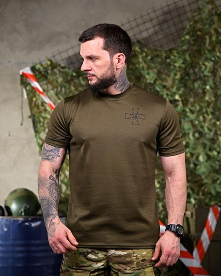 Тактична волога відводяча футболка ЗСУ oliva ПП7635 | Зображення 1