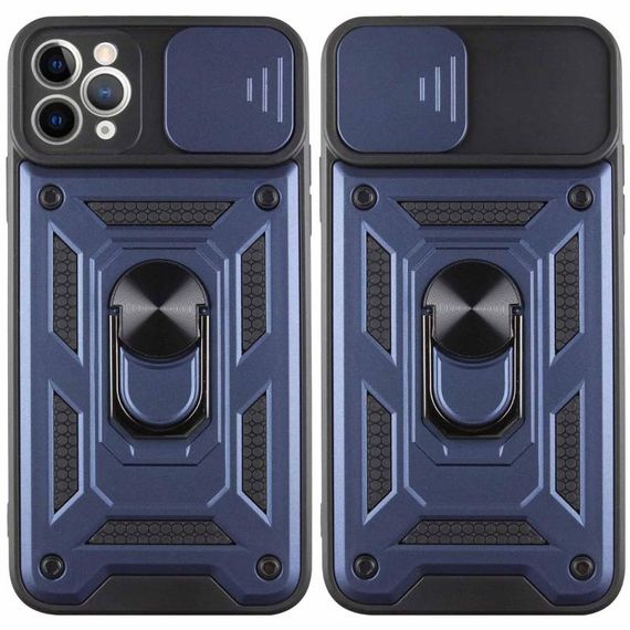 Чохол Ummi Camshield Serge Ring для Apple iPhone 12 Pro Max (6.7") Синій / Navy | Зображення 1