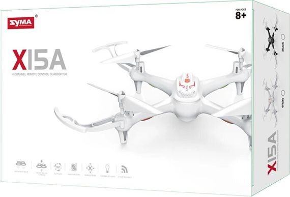 Іграшковий Квадрокоптер на радіокеруванні ТМ SYMA X15A White Білий shop (2000990815798) | Зображення 2