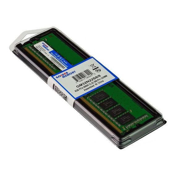 Модуль пам'яті для комп'ютера DDR4 8GB 3200 MHz Golden Memory (GM32N22S8/8) | Зображення 1