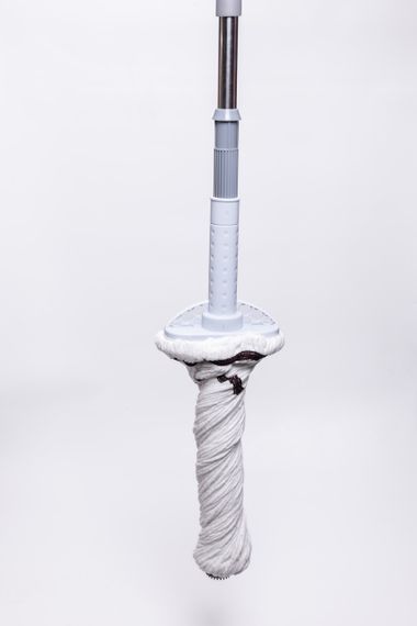 Швабра з класичною круглою насадкою для вологого прибирання підлоги, підходить для плитки, ламінату HP-35015-15 | Зображення 1