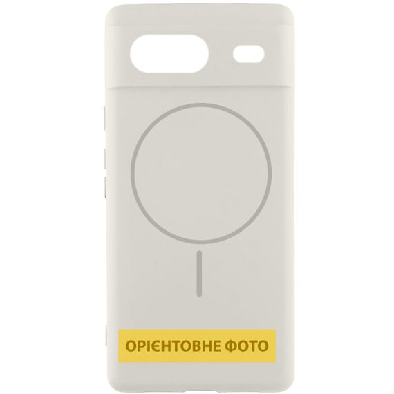 Чохол Silicone Cover Lakshmi Full Camera (AA) with Magnetic Fit для Google Pixel 9a Білий / White