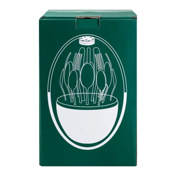 Набор столовых приборов на 6 персон из нержавеющей стали 24 штуки с подставкой Яйцо HP78813 | Зображення 2