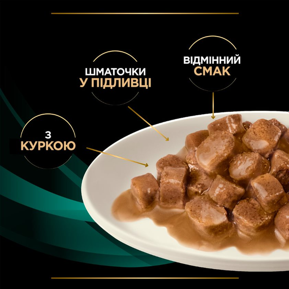 Вологий лікувальний корм Purina ProPlan EN Gastrointestinal для котів при хворобах шкт з куркою (30х85г) | Зображення 7