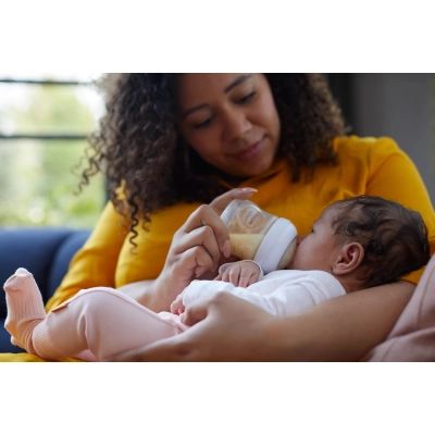 Набір для годування новонароджених Philips AVENT Natural Природний Потік пляшечка 125 мл + пустушка Ultra Air 0-6 міс (SCD837/10) | Зображення 8