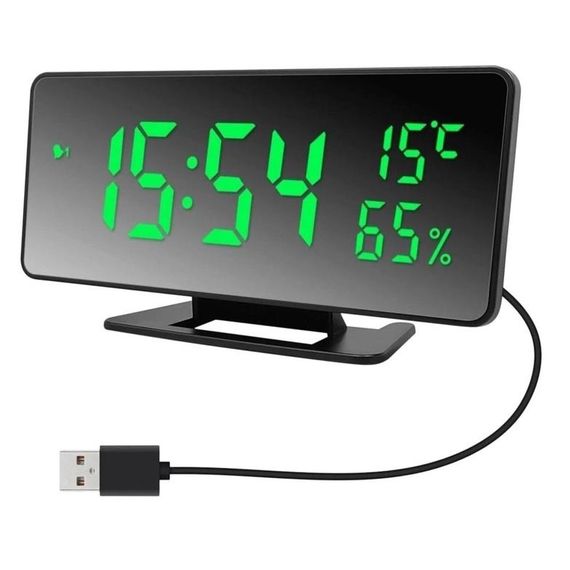 Годинник світлодіодний настільний хороший VST-888Y, Класний настільний годинник KU-53