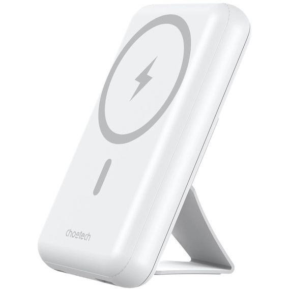 УМБ Choetech Magnetic Wireless 10000mAh 20W PD,QC3.0 USB-A+USB-C  White | Зображення 4