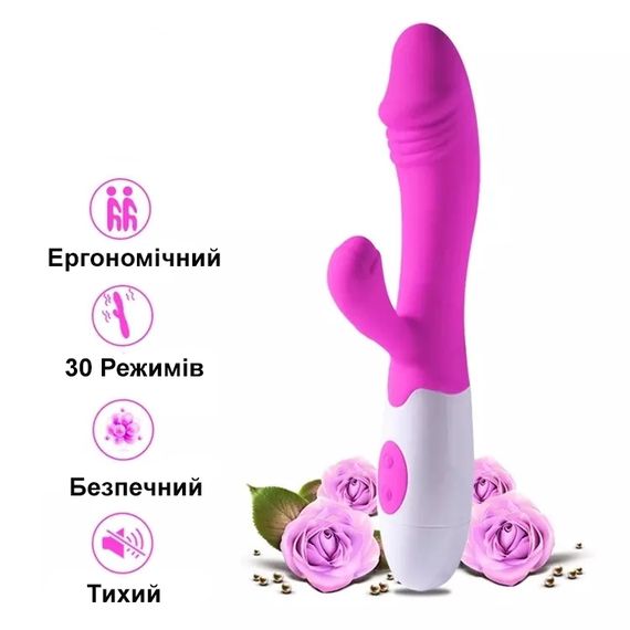 Вібратор-кролик для подвійної стимуляції (червоний, USB) | Зображення 8