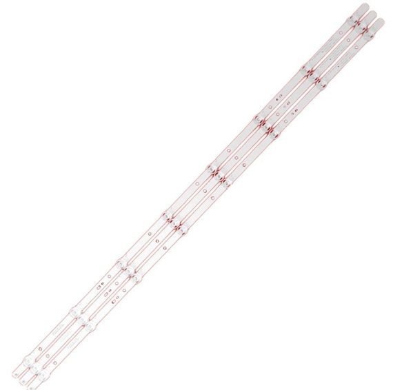 LED підсвітка TV 43" 06-43F9-SMC3030-0D22-3X8-W12-190826-B 06-43F9-SMC3030-0022-3X8-W12-190826-B 3шт.