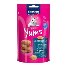 Ласощі для котів Vitakraft Yums з лососем 40 гр