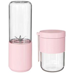 Портативний блендер / соковижималка N8 400+300ml 60W 1500mAh Pink