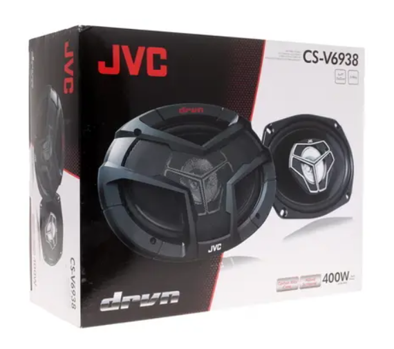 Широкополосные автомобильные колонки JVC CS-V6938(U) 6.5 дюймов Колонки автомобильные Акустика | Зображення 4