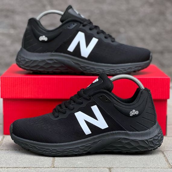 Кросівки літо New Balance колір чорний/білий | Зображення 4
