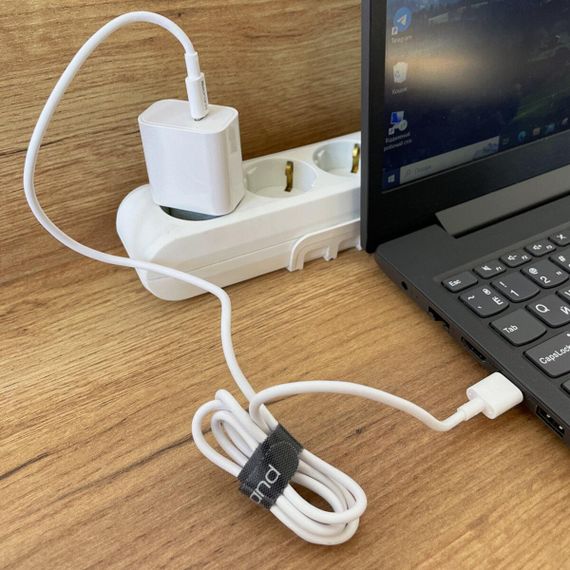 Кабель Mibrand MI-12 High Current Charging Line USB for Type-C 5A 1m White | Зображення 4