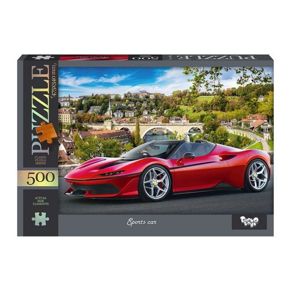 Пазл "Sports car" Danko Toys С500-14-12, 500 эл.