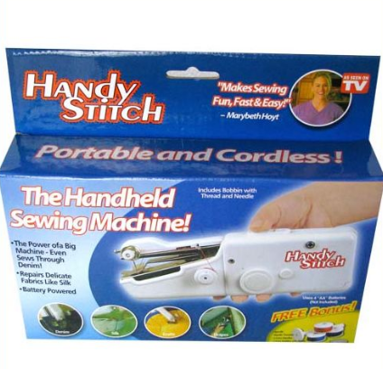 Ручна швейна машинка Handy Stitch ∙ Портативна домашня міні-машинка для швидкого шиття | Зображення 4
