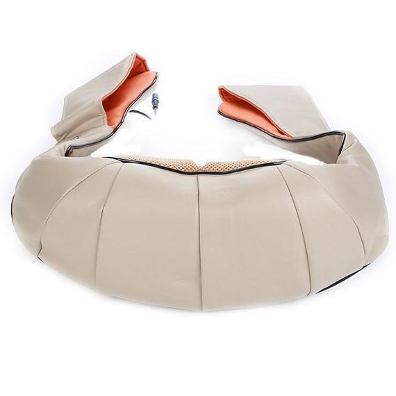Масажор подушка для тіла massager of neck, Шийна подушка для масажу Масажна голови та шиї KZ-93 | Зображення 4