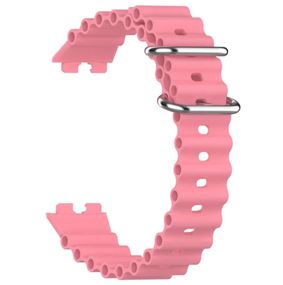 Ремешок Primo Ocean силиконовый для смарт-часов Huawei Band 10 / Band 9 / Band 8 - Pink