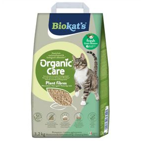 Наповнювач рослинний Biokats для котячого туалету Organic Care Fresh 8л/3,2кг