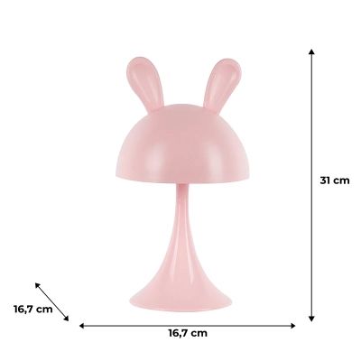 Нічник Kite Світильник LED з акумулятором Simple Bunny, рожевий (K25-317-1-2) | Зображення 5