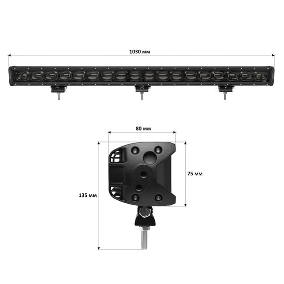 Світлодіодна фара-люстра StarLight 180watt 10-30 V IP68 (lsb-lens-180)