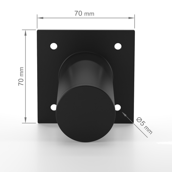 Ножка из металла (1405) H=180mm | Зображення 3