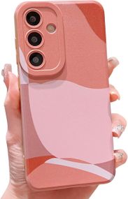 Чехол HZLFCZL для Samsung Galaxy S24, симпатичный эстетичный художественный расписной объектив, защита телефон