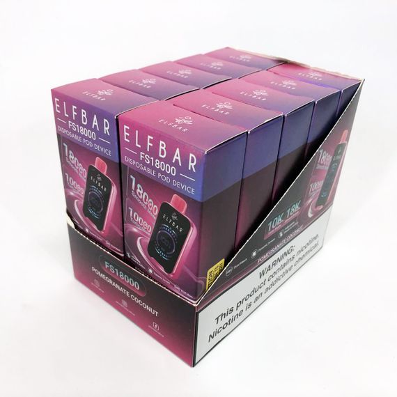 ELF BAR FS18000 смак Гранат Кокос (Pomegranate Coconut) (ws23614) | Зображення 1