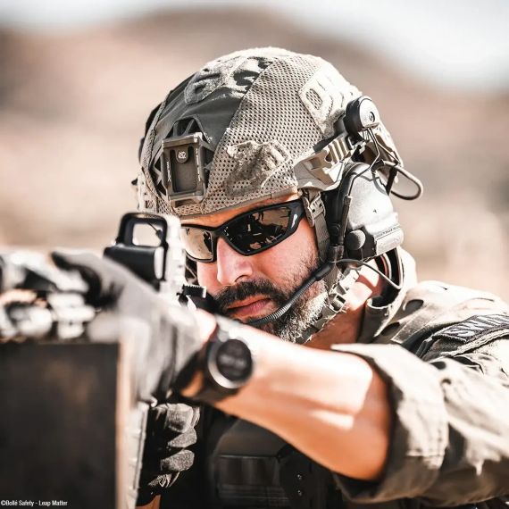 Окуляри для військових Окуляри балістичні BOLLE SWAT з димчастими лінзами Окуляри для стрільби | Зображення 2