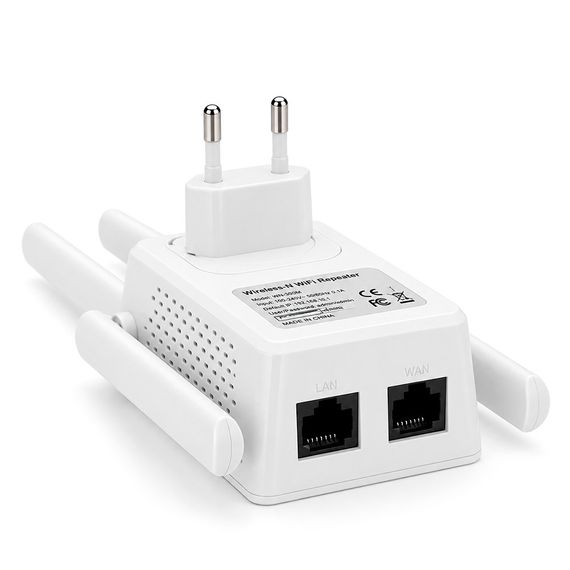 Підсилювач WiFi сигналу з 4-ма антенами LV-WR02EQ, живлення 220V, 300Mbps | Зображення 4