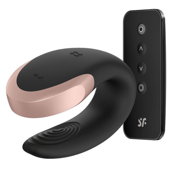Смарт-вібратор для пар Satisfyer Double Love (Black) (м'яте паковання!!!)