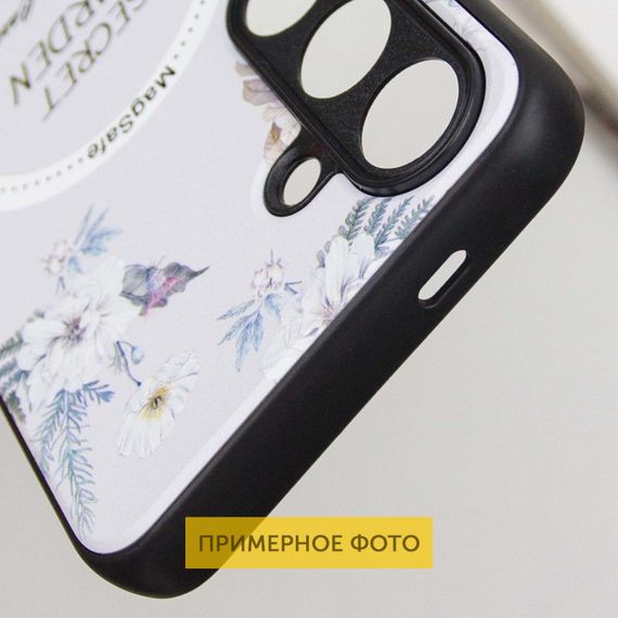 TPU+PC чохол Secret Garden with MagFit для Samsung Galaxy S23 FE White | Зображення 5
