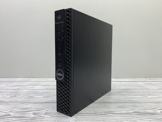 Неттоп Dell OptiPlex 3050 Micro USFF / Intel Core i3-7100T (2 (4) ядра по 3.4 GHz) / 8 GB DDR4 / 240 GB SSD / Intel HD Graphics 630 / Блок питания б/у | Зображення 2