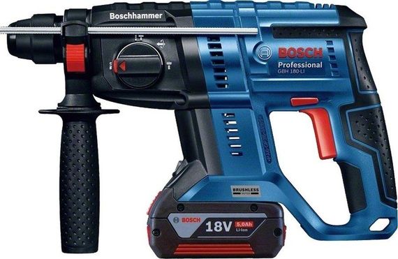 Перфоратор акумуляторний Bosch GBH 180-LI Professional (0611911122) | Зображення 1