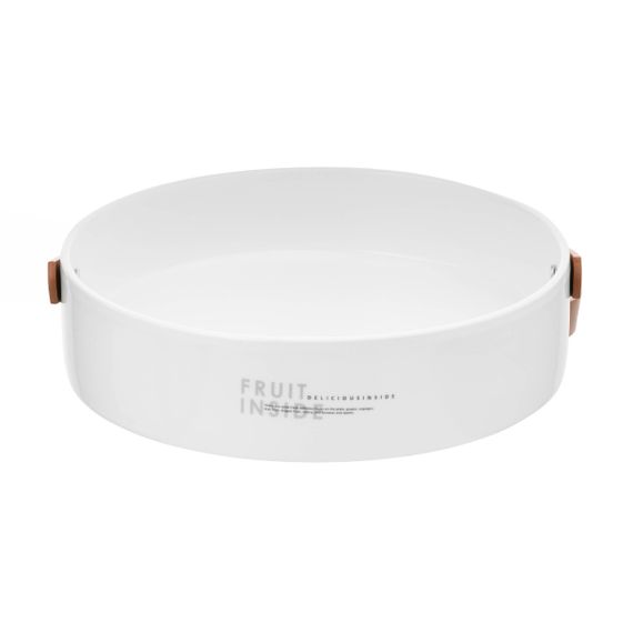 Фруктівниця кругла Ardesto AR0961 22х22х5.5 см біла | Зображення 1