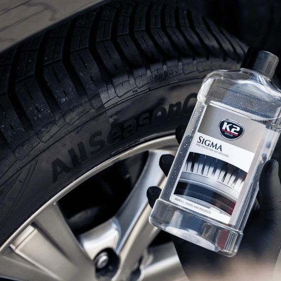 Гель для полировки и ухода за шинами K2 Sigma бесцветный 500 мл (G1571) | Зображення 3