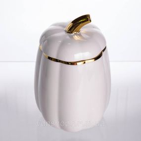 Банка для хранения Тыква фарфоровая 2 л с крышкой HP-26-4